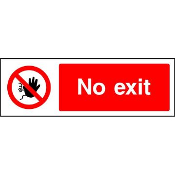 Picture of "No Exit" Sign 