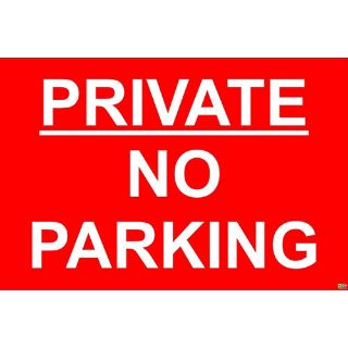 Picture of Private No Parking Sign 