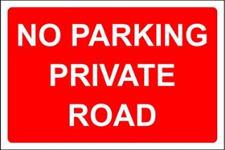 Picture of No Parking Private Road