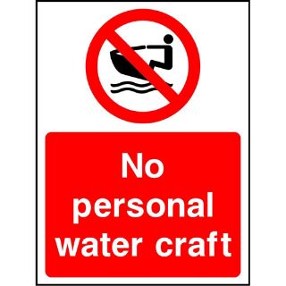 Picture of "No Personal Water Craft" Sign