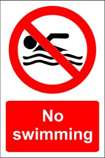 Picture of No swimming 