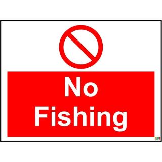 Picture of No Fishing Environmental Agriculture Safety Sign Notice
