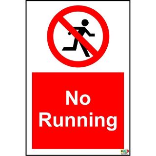 Picture of No Running Sign