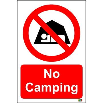 Picture of No Camping Sign