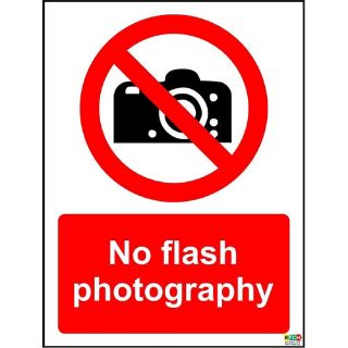 Picture of No Flash Photography Sign