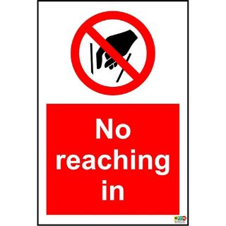 Picture of No Reaching In Sign