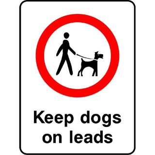 Picture of "Keep Dogs On Leads" Sign 