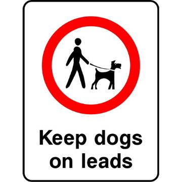 KPCM | Keep Dogs On Lead Signs