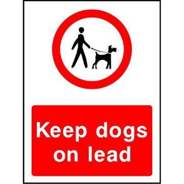 KPCM | Keep Dogs On Lead Signs