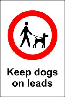 Picture of Dogs Must Be Kept On Lead