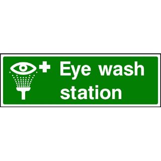 Picture of "Eye Wash Station" Sign