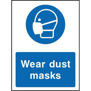 Picture of "Wear Dusk Masks" Sign
