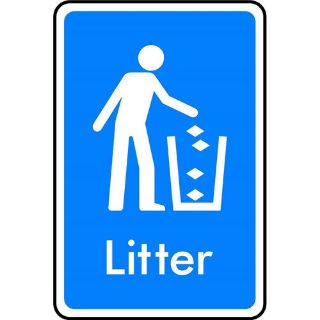 Picture of "Litter" Sign 