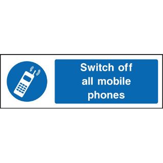 Picture of "Switch Off All Mobile Phones" Sign 