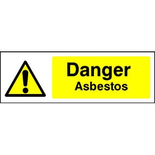 Picture of "Danger Asbestos" Sign 