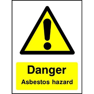 Picture of "Danger Asbestos Hazard" Sign 