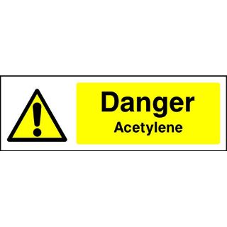 Picture of "Danger Acetylene" Sign 