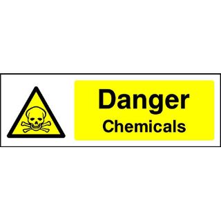 Picture of " Danger Chemicals" Sign 
