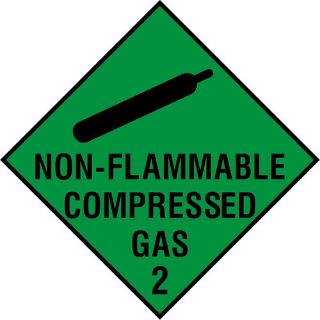 Picture of "Non-Flammable Compressed Gas-2" Sign