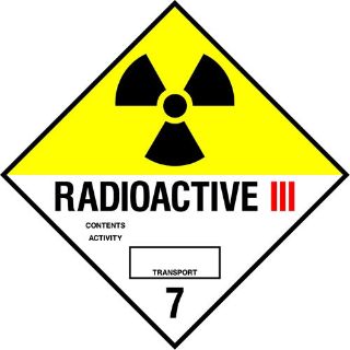 Picture of "Radioactive 111-7" Sign