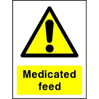 Picture of "Danger Medicated Feed" Sign