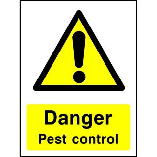 Picture of "Danger Pest Control" Sign