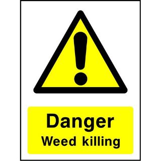 Picture of "Danger Weed Killler" Sign