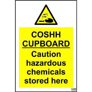 Picture of Coshh Cupboard Safety Sign