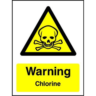 Picture of "Warning Chlorine" Sign 