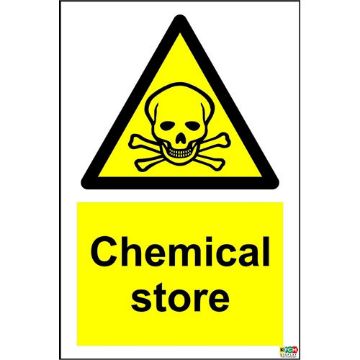 Picture of Warning Chemical Store Safety Sign