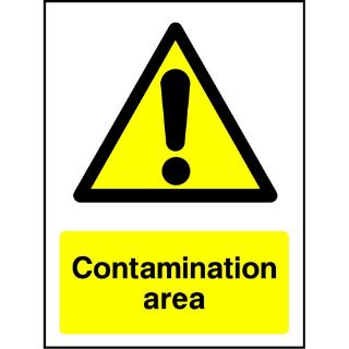 Picture of "Contamination Area" Sign 