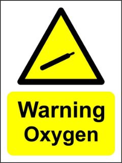 Picture of Warning oxygen 