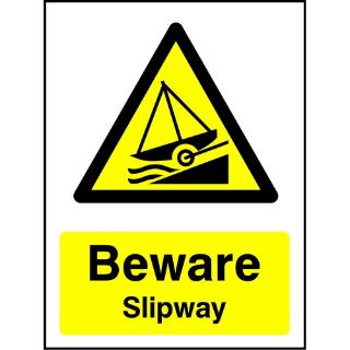 Picture of "Beware Slipway" Sign