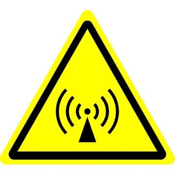 Picture of Warning Non-Ionizing Radiation Symbol