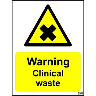 Picture of Clinical Waste - Warning Sign