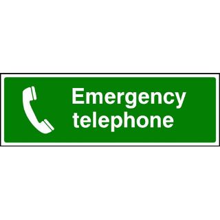 Picture of "Emergency Telephone" Sign