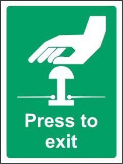 Picture of Press to exit Emergency 