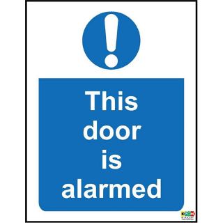 Picture of This Door Is Alarmed Safety Sign 