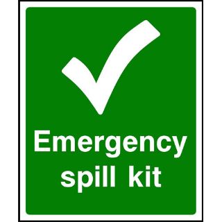 Picture of "Emergency Spill Kit" Sign 