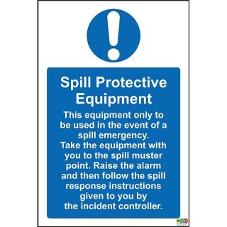 Picture of Spill Protective Equipment Sign