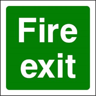 Picture of "Fire  Exit" Sign 