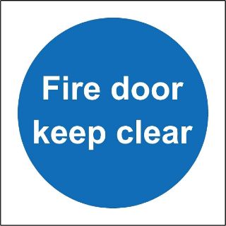 Picture of Fire door keep clear 