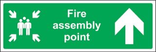 Picture of Fire assembly point directional arrow up 