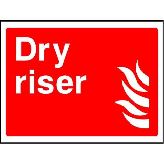 Picture of "Dry Riser" Sign