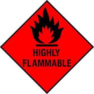 Picture of "Highly Flammable" Sign