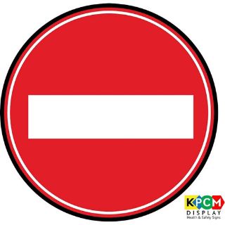 Picture of Traffic Directional Signs No Entry Sign Safety Sign