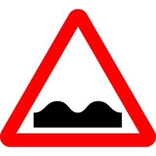 Picture of "Uneven Road" Sign 