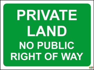 Picture of No Public Right Of Way