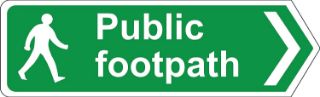Picture of Public footpath right