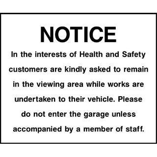 Picture of "Notice - Health And Safety" Sign 